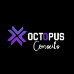 Logo fond noir Octopus Conseils